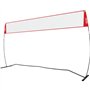 VEVOR Filet d'Entraînement de Volley-Ball Autoportant pour Utilisation Intérieure ou Extérieure, Système de Filet Portable à Hau