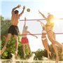 VEVOR Filet d'Entraînement de Volley-Ball Autoportant pour Utilisation Intérieure ou Extérieure, Système de Filet Portable à Hau
