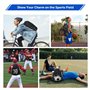 MoKo Sac à Dos de Basket-Ball à Cordon de Serrage, Sac de Sport de Gymnastique, Sac à Dos de Football avec Deux Porte-Bouteilles