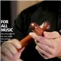 Meinl Claves classiques Classic Claves Bois rouge