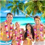 Konsait 96 Pcs Piscine de plage d'été Hawaiian Luau Faux Tatouages Temporaires Tattoos Tatouages Éphémères Autocollants pour enf