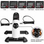 Uten Mini Vélo D'appartement Résistance Réglable Pédale pour Les Bras et Les Jambes avec Ecran LCD Blanc