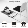 Uten Mini Vélo D'appartement Résistance Réglable Pédale pour Les Bras et Les Jambes avec Ecran LCD Blanc