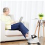 Uten Mini Vélo D'appartement Résistance Réglable Pédale pour Les Bras et Les Jambes avec Ecran LCD Blanc