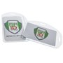 Lot de 10 porte-badges horizontaux ou verticaux en plastique transparent transparent de 5,7 x 8,9 cm – Porte-badge en vinyle fle