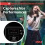 Pyle Enceinte Bluetooth Puissante, Enceinte Sono Portable Intérieur/Extérieur avec Microphone sans Fil, Enregistrement Audio, Ba