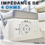 Pyle Haut-Parleurs Marine 16,5 cm Paire - Système Audio Stéréo Double 2 Voies IP-X4 Étanche et Résistant aux Intempéries pour Ex