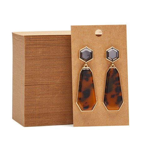 Paquet de 200 Cartes de Présentation de Boucles d'oreilles