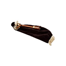 Roosebeck Sheesham méditerranéen Cornemuse W/Twin Chanters et revêtement en velours noir Bgmpr
