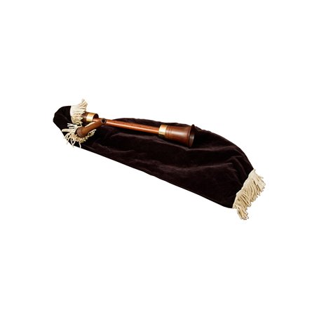 Roosebeck Sheesham méditerranéen Cornemuse W/Twin Chanters et revêtement en velours noir Bgmpr