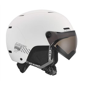 Cébé POW Vision Casque de Ski Unisexe Blanc Mat Taille M