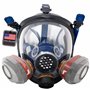PT-101 Respirateur intégral à vapeur organique et particules – Double filtration au charbon actif – Protection complète des yeux