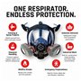 PT-101 Respirateur intégral à vapeur organique et particules – Double filtration au charbon actif – Protection complète des yeux