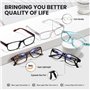 Gaoye Lot de 5 lunettes de lecture bloquant la lumière bleue, lunettes de soleil pour lecteurs pour femmes et hommes, lunettes a