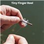 TinTackle Pro – Kit de survie compact avec mini moulinet | Équipement de pêche d'urgence ultraléger pour le camping, la randonné