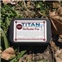 TinTackle Pro – Kit de survie compact avec mini moulinet | Équipement de pêche d'urgence ultraléger pour le camping, la randonné