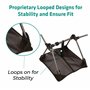 TREKOLOGY Tapis de Sol Empêchant Une Chaise de Camping Portable de S'enfoncer dans Le Sable, Adapté à la Plupart des Chaises de 