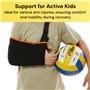 BraceUP Écharpe de Bras pour Enfants – Support Réglable Confortable pour Enfant, Facile à Mettre et à Retirer (110 à 150 cm)