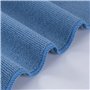 Polyte - 12 Chiffons de Nettoyage en Microfibres - qualité Professionnelle - Bleu/Camel/Gris - 41 x 41 cm
