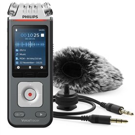 Philips DVT7110 Enregistreur audio VoiceTracer Appareil de Dictée DVT7110 avec Kit d'enregistrement Vidéo