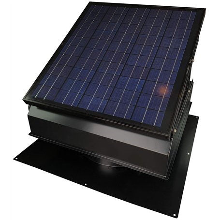 Remington Solar Ventilateur solaire de grenier 40 W/38 V avec adaptateur intelligent 110 V