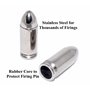 Steelworx Lot de 5 capuchons en acier inoxydable 9 mm