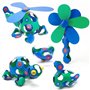Jeu de Construction Magnétique - GIPSY TOYS - Crew Pack CLIXO - 30 pieces - Flexible - Durable