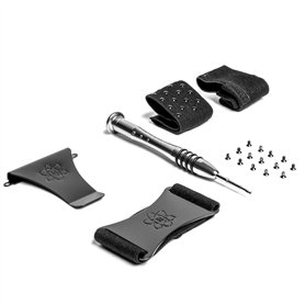 ROSSM Portefeuille Minimaliste Fin avec Blocage RFID pour Homme – Portefeuille de Poche Avant Fin avec Sangle en métal et Pince
