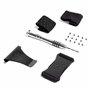 ROSSM Portefeuille Minimaliste Fin avec Blocage RFID pour Homme – Portefeuille de Poche Avant Fin avec Sangle en métal et Pince 