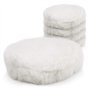 Voarge Lot de 6 peaux à polir 180 mm - Pour polisseuse