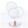 Q2473- Assiette plate 25cm Sixtine Luminarc - Lot de 6