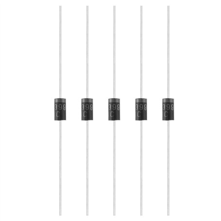 Fielect Schottky Lot de 55 diodes de redressement axiales électroniques en silicone 1