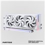 Phanteks Premium Vertikales GPU-Bracket PCIe 4.0 x 16 Riser-Kabel, DRGB - 220 mm, weiß