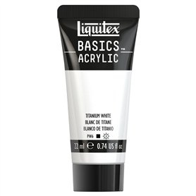 Liquitex Basics Acrylique Tube 22 ml Blanc De Titane ROW