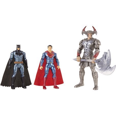 Justice League - FGG57 - Coffret de Combat 3 Figurines 15 cm