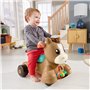 Fisher-Price Trotteur Musical Poney et Porteur évolutif avec Rebond, Sons Uniquement, pour bébés et Tout-Petits, de 9 à 36 Mois,