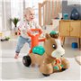 Fisher-Price Trotteur Musical Poney et Porteur évolutif avec Rebond, Sons Uniquement, pour bébés et Tout-Petits, de 9 à 36 Mois,