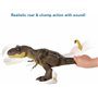Jurassic World : La Colo du Crétacé, grande figurine articulée dinosaure La Fuite du Dino Piétineur Tyrannosaure, jouet pour enf