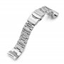 20mm Metal Band Montre Affichage Bracelet Acier Inoxydable Argent et Cadran SS201803B032