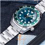 20mm Metal Band Montre Affichage Bracelet Acier Inoxydable Argent et Cadran SS201803B032