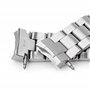 20mm Metal Band Montre Affichage Bracelet Acier Inoxydable Argent et Cadran SS201803B032