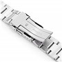 20mm Metal Band Montre Affichage Bracelet Acier Inoxydable Argent et Cadran SS201803B032