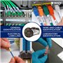 Brady Étiquettes en vinyle auto-protégé étiqueteuses BMP41/BMP51/BMP53/M511 - 180 Étiquettes imprimables adhésives - Noir sur bl
