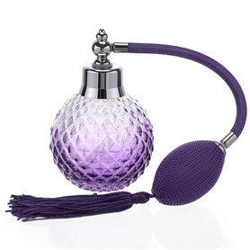 ROSENICE Flacon vaporisateur rechargeable de 100 ml - Style vintage - Violet