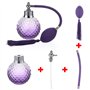 ROSENICE Flacon vaporisateur rechargeable de 100 ml - Style vintage - Violet