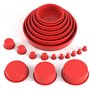 GODIAG Kit de 23 bouchons de bouchon pour détecteur de fuite de fumée et diverses ouvertures de canalisation automobile pour dét