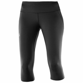 Leggings de Sport pour Femmes Salomon Agile Mid Tight Noir