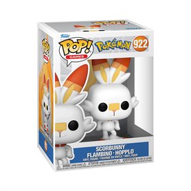 Funko Pop! Games: Pokemon - Scorbunny - Flambino - Figurine en Vinyle à Collectionner - Idée de Cadeau - Produits Officiels - Jo