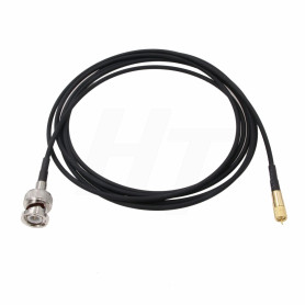 HangTon Câble coaxial BNC vers Microdot UNF 10-32 RF pour micro GRAS Test de vibration Capteur d'accélération Transducteur Acous