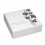 Crystalline Azuria Femme Boucles d'Oreilles Double Oreille Veste 18ct Plaqué Or Rosé avec Blancs imitation Perles